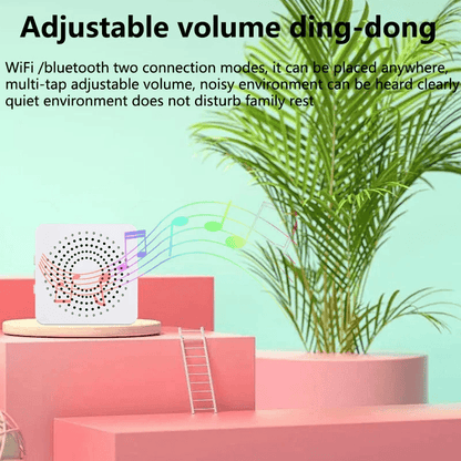 Wireless Security Smart WiFi Doorbell With Intercom Video Camera 2Way Audio  Chime Door Ring Bell F