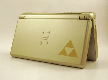 Replacement Housing For Nintendo DS Lite Glass Lens Shell Gold Zelda Triforce Edition Full Button S 1