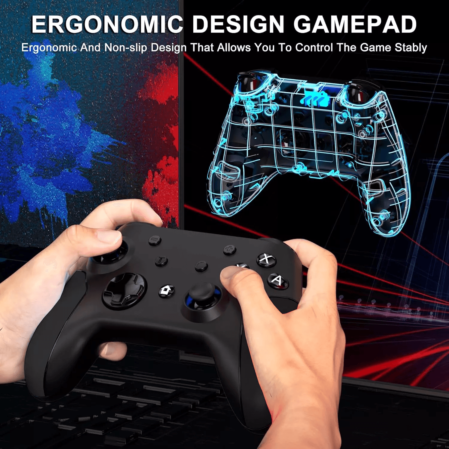 Pro Wireless Game Controller Gamepad Joystick Remote For Nintendo Switch Switch Lite With Turbo Dua 3