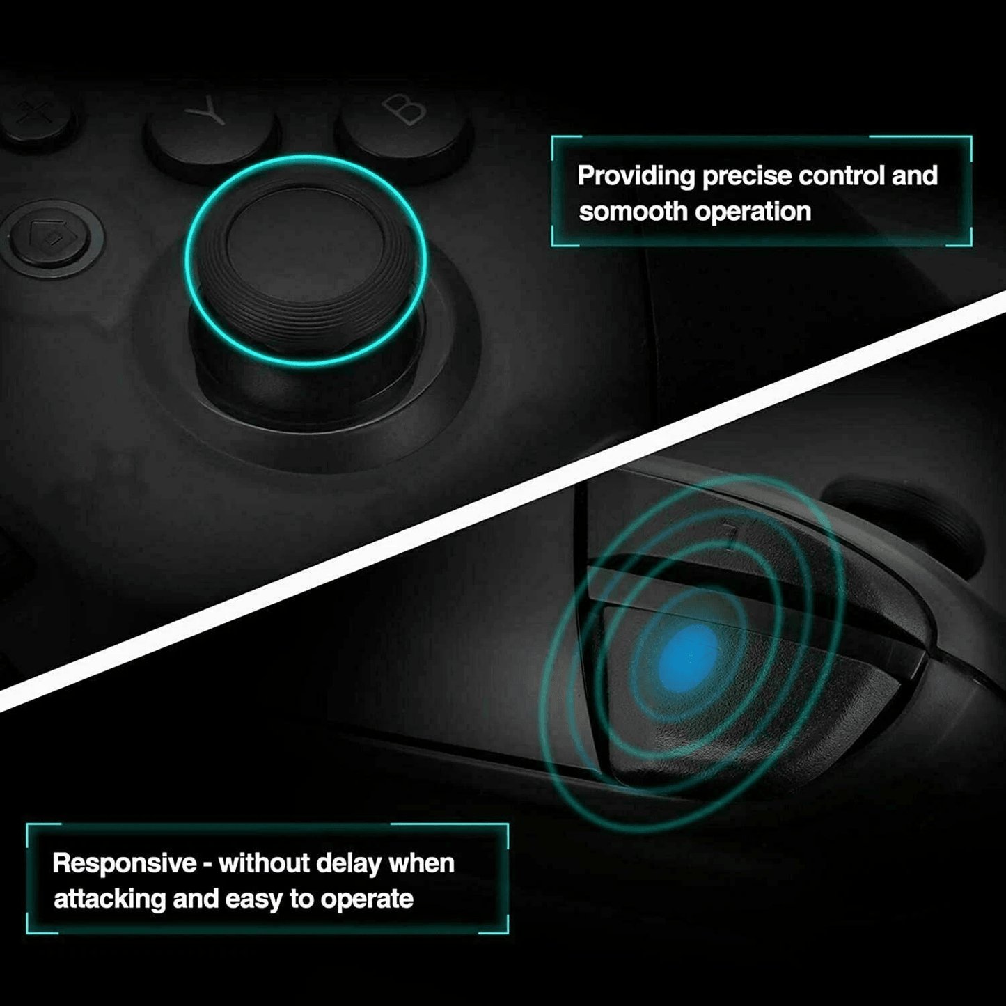 Pro Wireless Game Controller Gamepad Joystick Remote For Nintendo Switch Switch Lite With Turbo Dua 7