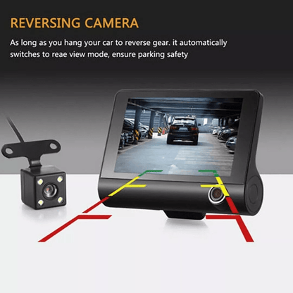 1080P 4 Dual Lens HD Car DVR Dash Cam Recorder With Rearview Camera GSensor Night Vision Motion Det 7