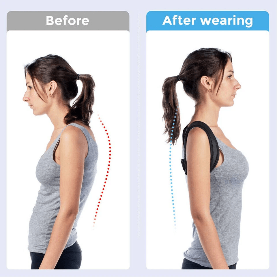 Posture Corrector Adjustable Back Brace Shoulder Support Clavicle Belt For Men  Women Spine Alignme 1