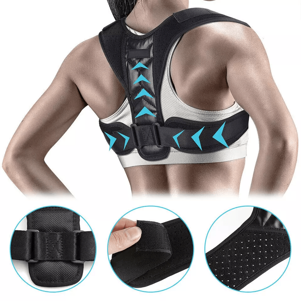 Posture Corrector Adjustable Back Brace Shoulder Support Clavicle Belt For Men  Women Spine Alignme 9