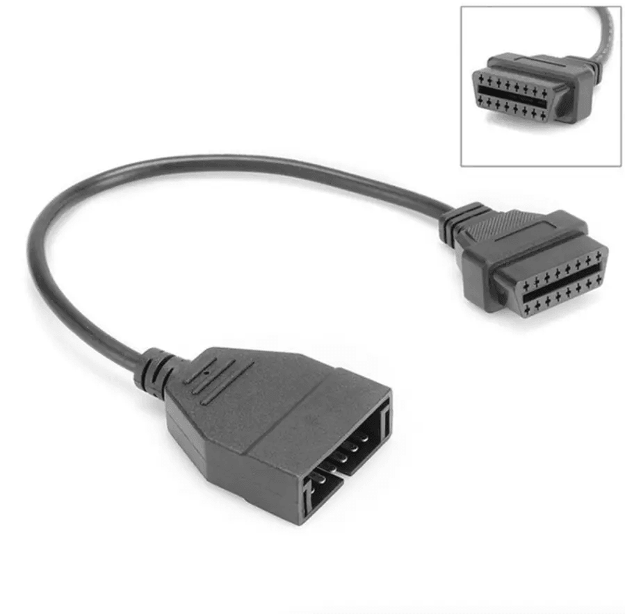 12 Pin OBD1 To 16 Pin OBD2 Adapter Cable For GM Vehicles  Diagnostic Scanner Convertor US Plug  Pla 4