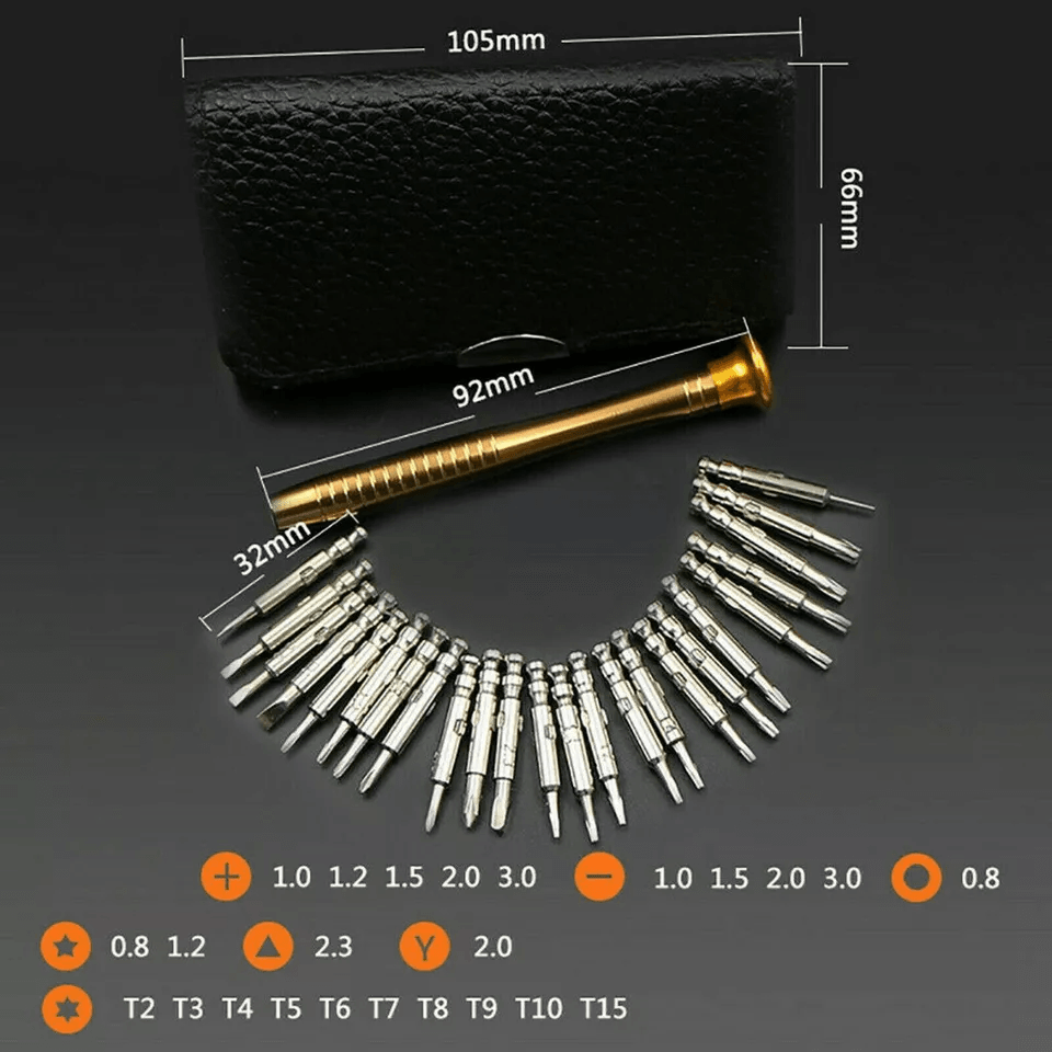 Portable Small Mini Repair Precision Screwdriver Torx Tool Kit MultiBit Set For Phone PC Camera And 3