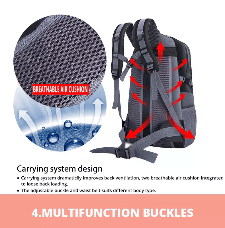 Travel Backpack For Men  Women Laptop Hiking Camping School Bag 1