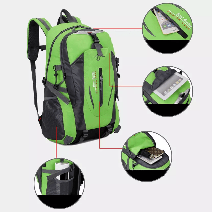 Travel Backpack for Men & Women, Laptop, Hiking, Camping, School Bag