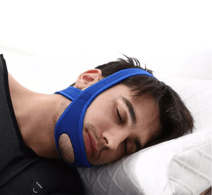 Snore Stop Anti Snoring Chin Strap  Sleep Apnea Belt For Mouth Breathers Adjustable Neoprene Jaw Su 2