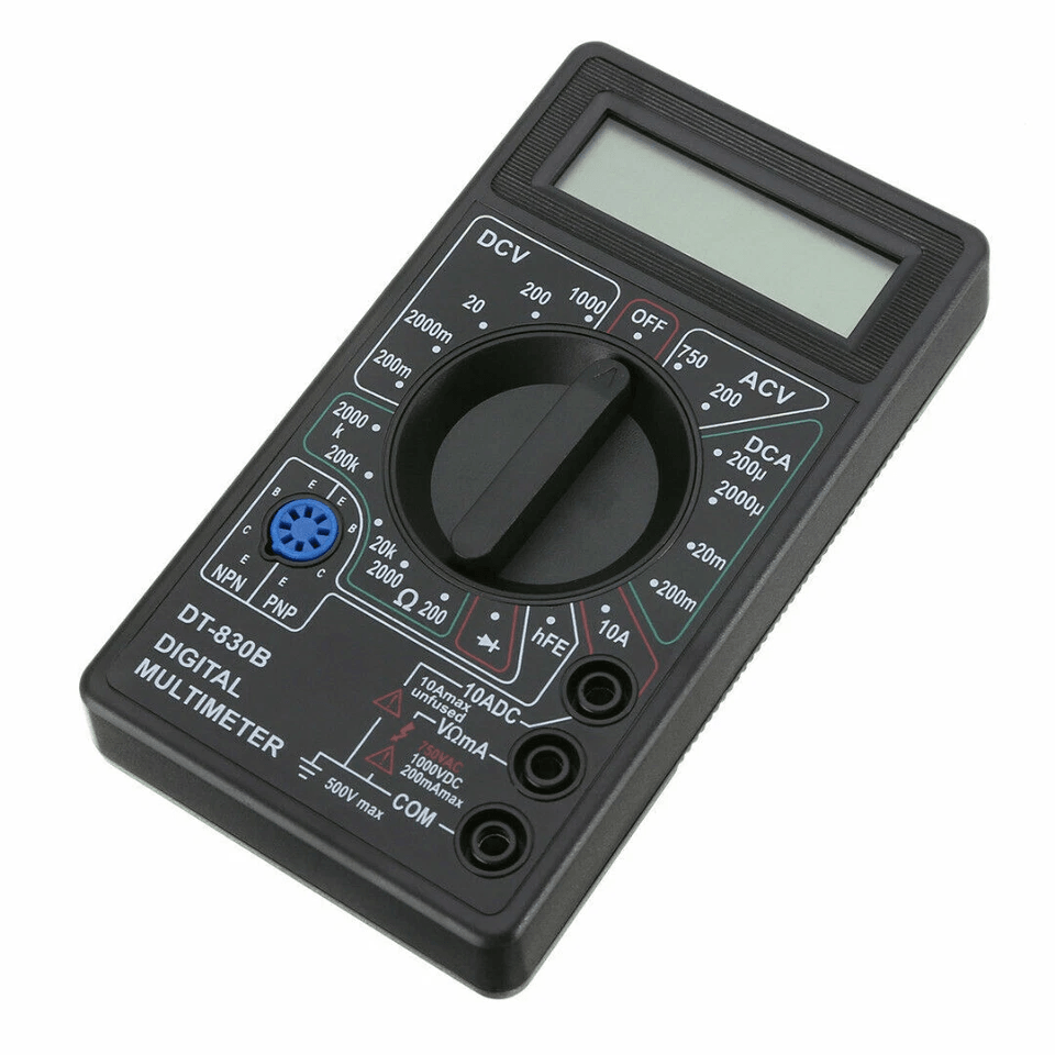 Digital Multimeter ACDC Voltage Current Resistance Ohm Meter 1