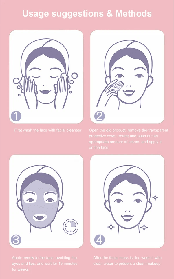 Purifying Green Tea Clay Mask Stick Deep Cleansing Blackhead Remover  Acne Treatment For All Skin T 4