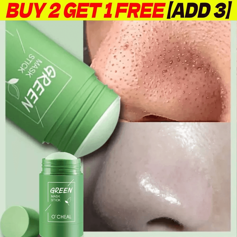 Purifying Green Tea Clay Mask Stick Deep Cleansing Blackhead Remover  Acne Treatment For All Skin T 1