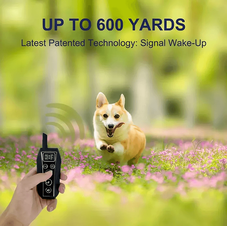 650 YD Remote Dog Training Shock Collar Waterproof Rechargeable Humane BeepVibrationStatic Modes Fi 4