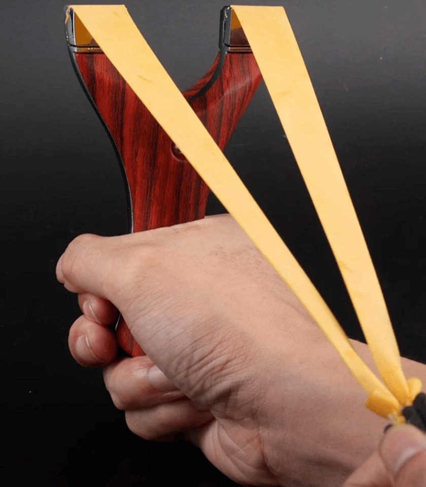 Slingshot High Velocity Powerful Catapult Red Hunting Sling Shot With Aluminum Alloy Frame For Outd 1