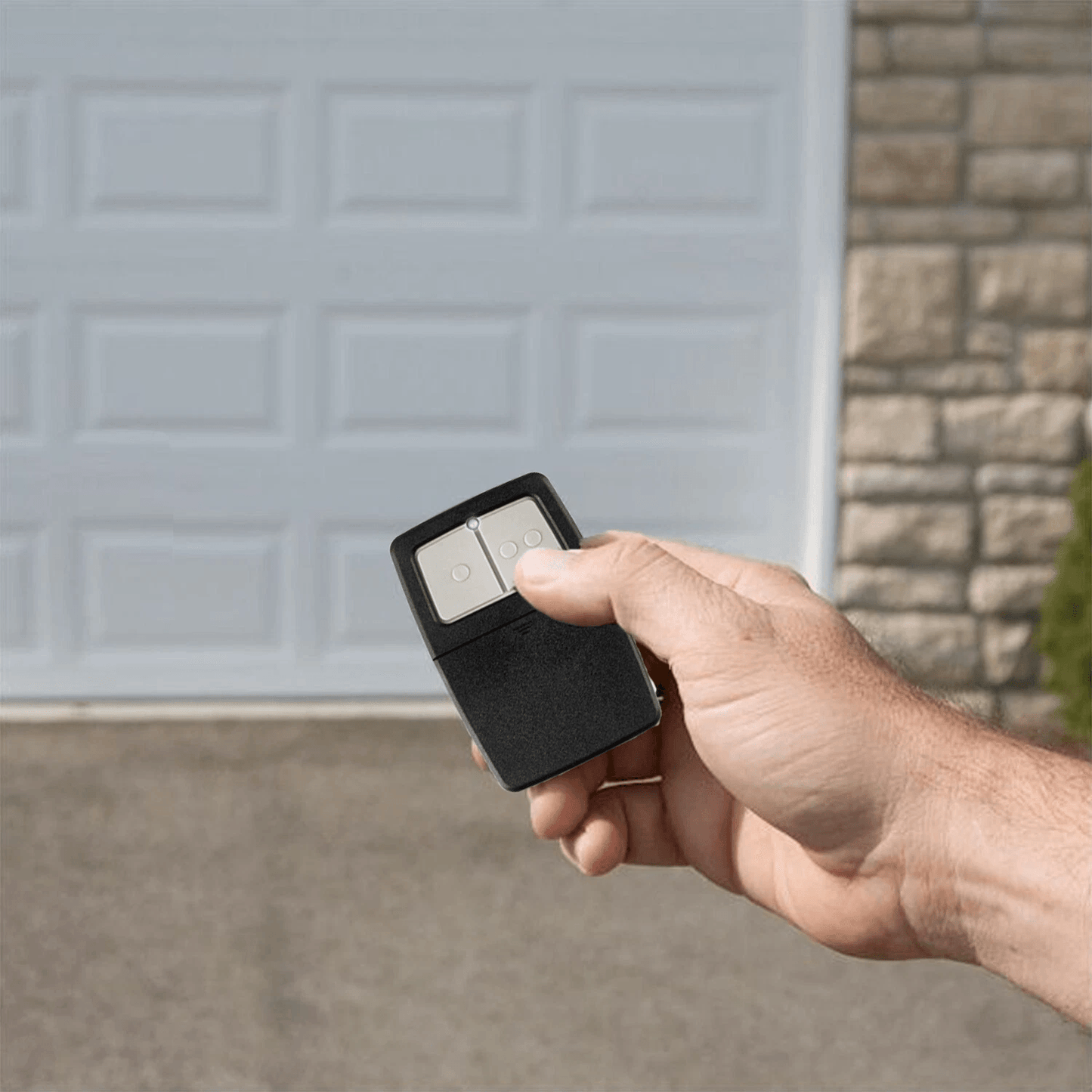 2 Pack Universal Garage Door Opener Remote For Clicker Compatible With DIP Switch  MultiCode Gate S 1