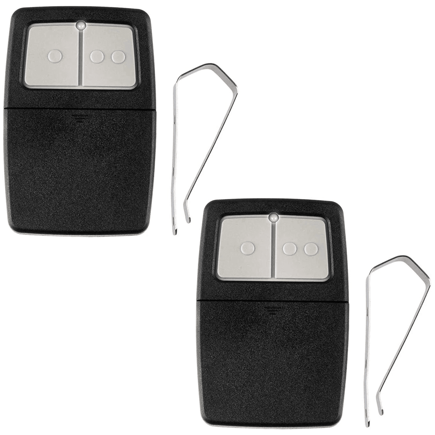 2 Pack Universal Garage Door Opener Remote For Clicker Compatible With DIP Switch  MultiCode Gate S 6