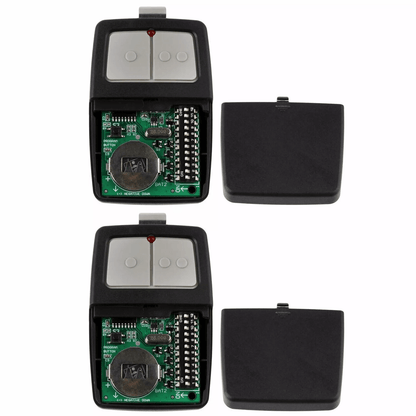 2 Pack Universal Garage Door Opener Remote For Clicker Compatible With DIP Switch  MultiCode Gate S 8