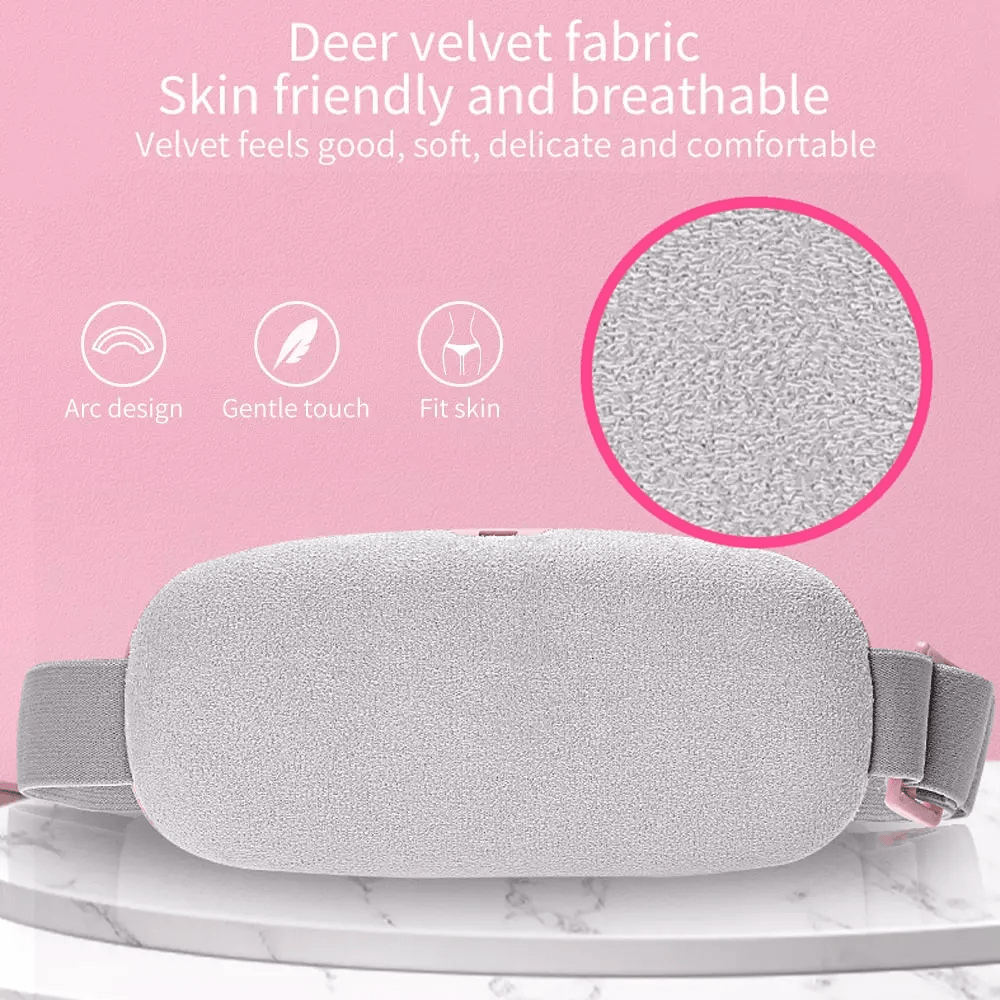 Electric Heating Menstrual Vibration Pad Belt For Period Pain Relief Cramps Adjustable Wireless Hea 8