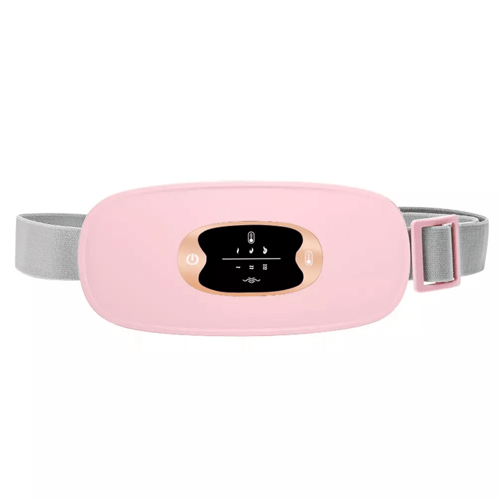 Electric Heating Menstrual Vibration Pad Belt For Period Pain Relief Cramps Adjustable Wireless Hea 1