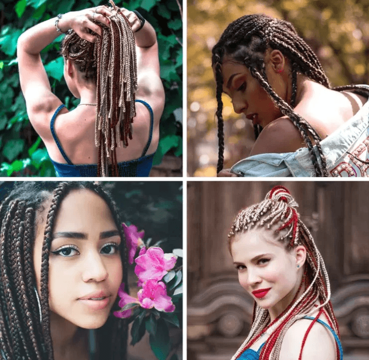 5Pcs DIY Crochet Needle Hook Set For Dreadlocks  Bamboo Handle Hair Braiding  Knitting Tool For Loc 7
