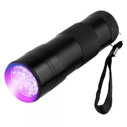 Portable UV Ultra Violet LED Inspection Lamp 9 LED Blacklight Torch For Fluorescent Ink Pet Stains  8