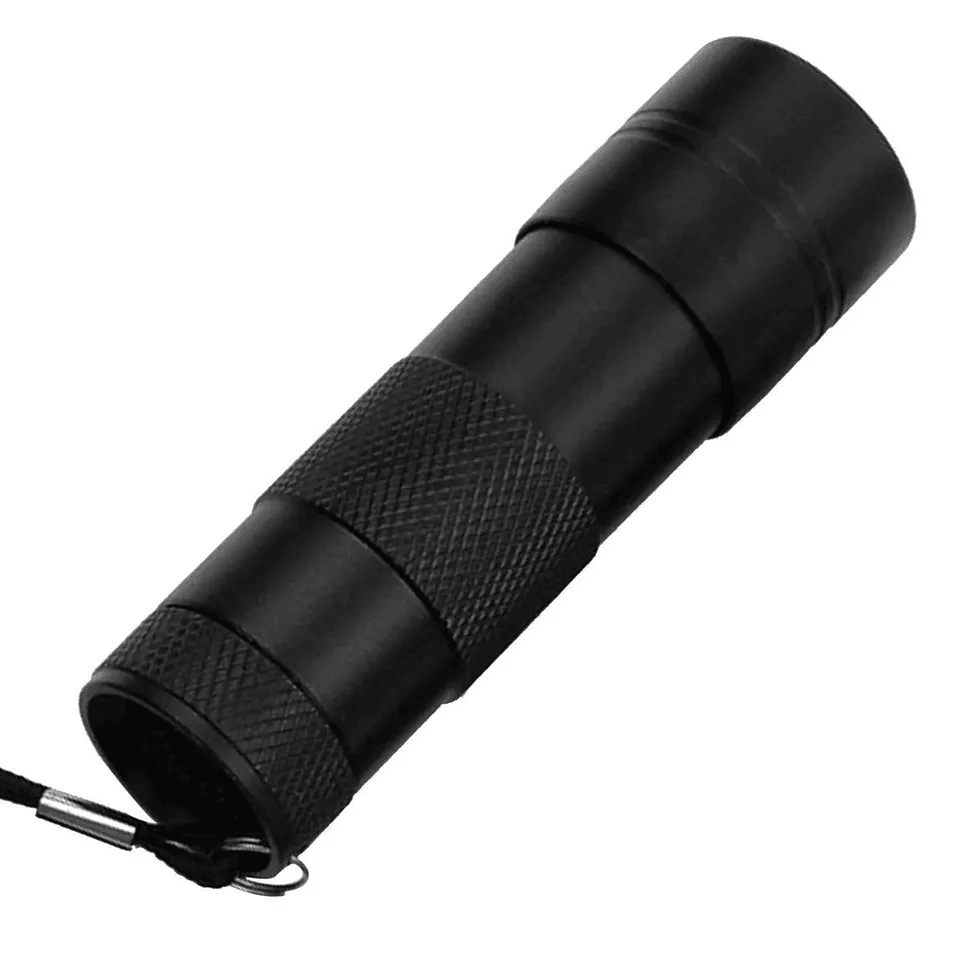 Portable UV Ultra Violet LED Inspection Lamp 9 LED Blacklight Torch For Fluorescent Ink Pet Stains  9