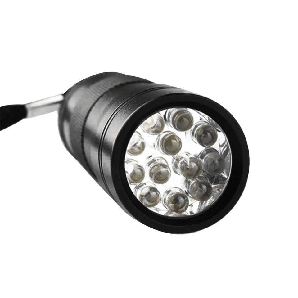 Portable UV Ultra Violet LED Inspection Lamp 9 LED Blacklight Torch For Fluorescent Ink Pet Stains  7