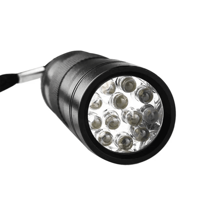 Portable UV Ultra Violet LED Inspection Lamp 9 LED Blacklight Torch For Fluorescent Ink Pet Stains  7