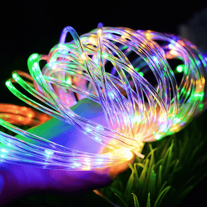 33FT 100 LED Strip Rope Light Tube String USB Powered Outdoor Waterproof Fairy Lights For Garden Pa 10