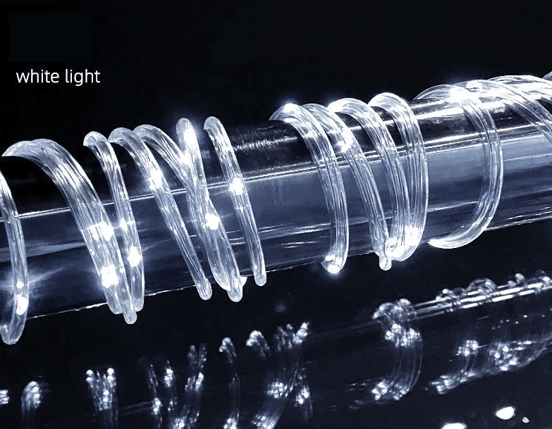 33FT 100 LED Strip Rope Light Tube String USB Powered Outdoor Waterproof Fairy Lights For Garden Pa 7