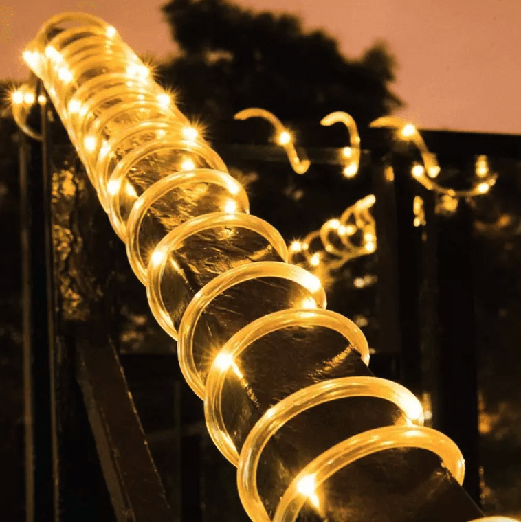 33FT 100 LED Strip Rope Light Tube String USB Powered Outdoor Waterproof Fairy Lights For Garden Pa 2