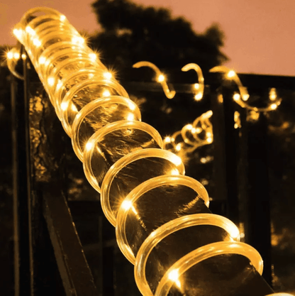 33FT 100 LED Strip Rope Light Tube String USB Powered Outdoor Waterproof Fairy Lights For Garden Pa 2