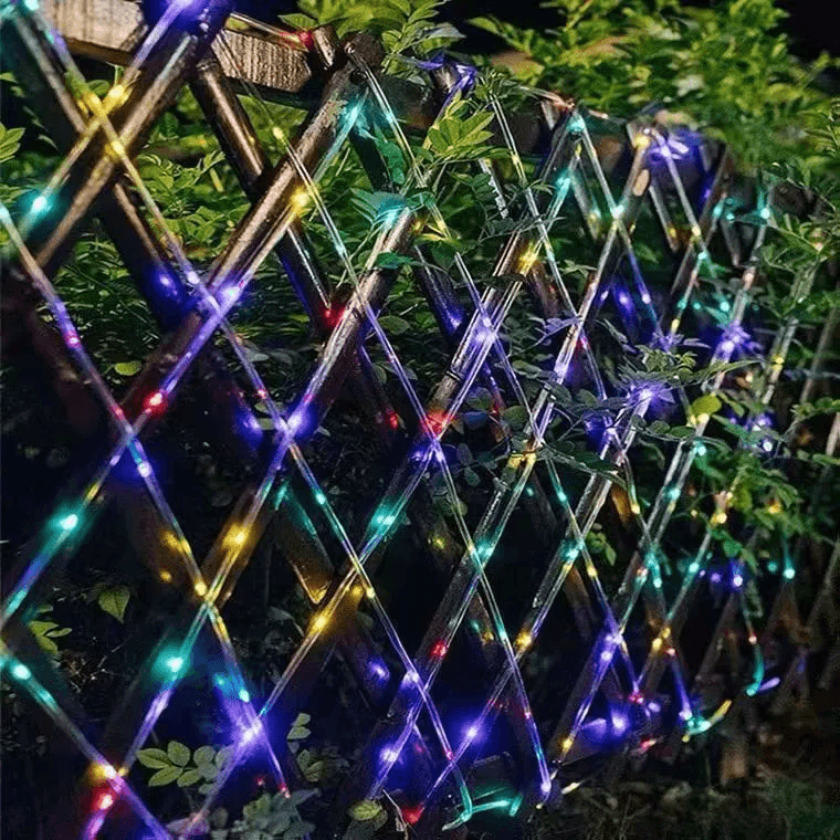 33FT 100 LED Strip Rope Light Tube String USB Powered Outdoor Waterproof Fairy Lights For Garden Pa 14
