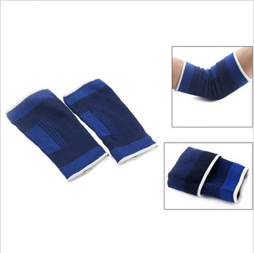 Elastic Elbow Compression Sleeve Brace Wrap Pain Relief Support For Tennis Elbow Workouts Gym  Inju 6