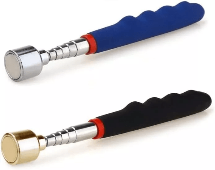 2 Magnet Pick Up Tool Telescoping Metal Magnetic Sticks Extendable Rod with Pull Strength for Screws, Bolts, Garage Car