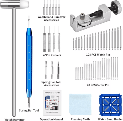 Watch Repair Kit Link Remover Spring Bar Tool Set For Watch Band 2