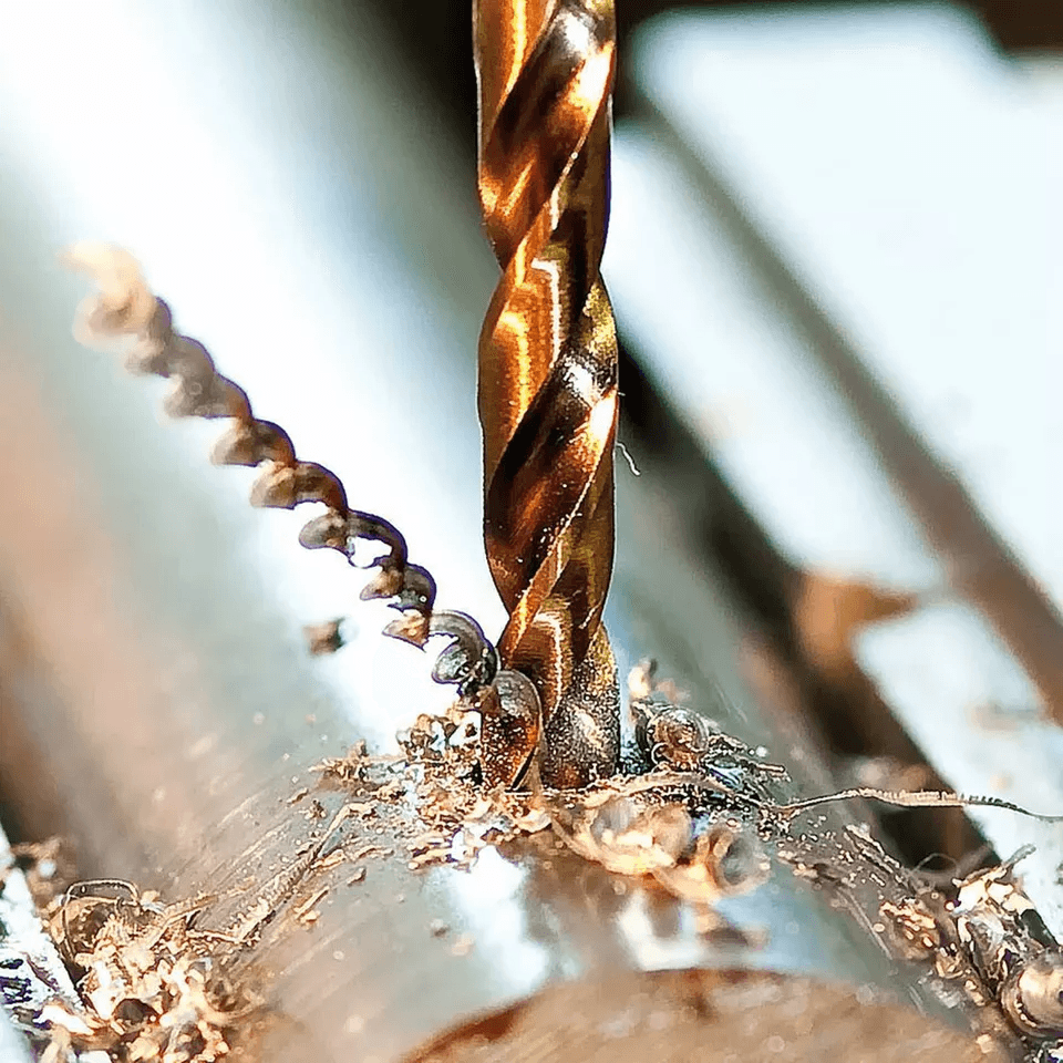 Titanium Coated HSS Twist Drill Bit Set With Quick Release Hex Shank Precision Metal Drilling Kit F 5