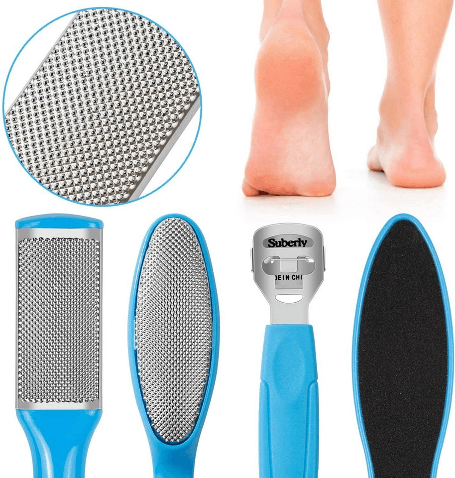 Professional Pedicure Kit Callus Remover Foot File Scraper Brush  Nail Rasp 2