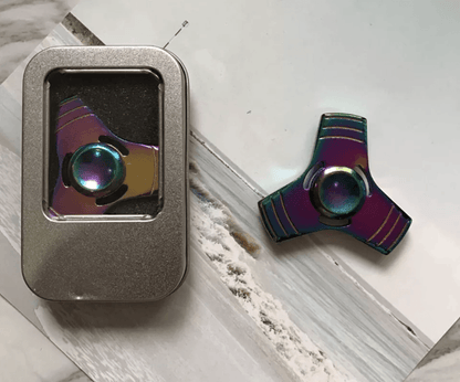 Hand Fidget Spinner Ball Rainbow EDC Desk Toy For ADHD Focus  Stress Relief 4