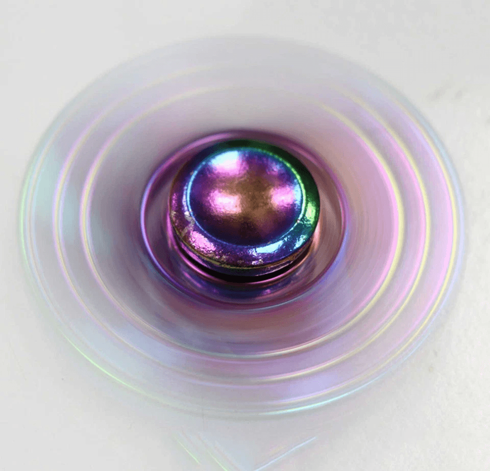 Hand Fidget Spinner Ball Rainbow EDC Desk Toy For ADHD Focus  Stress Relief 2