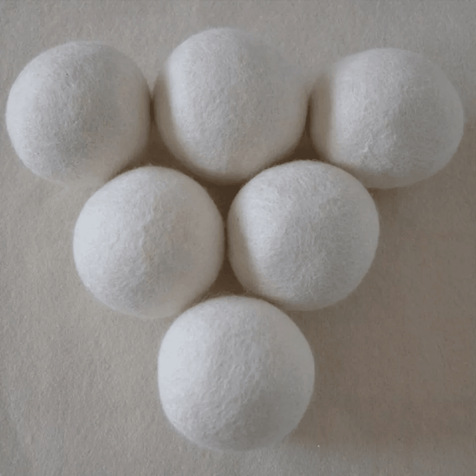 Wool Dryer Balls XL Organic Wool Natural Laundry Fabric Softener Reusable Hypoallergenic  ChemicalF 5