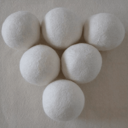 Wool Dryer Balls XL Organic Wool Natural Laundry Fabric Softener Reusable Hypoallergenic  ChemicalF 5