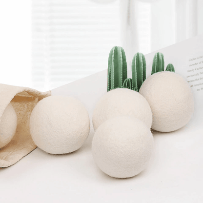Wool Dryer Balls XL Organic Wool Natural Laundry Fabric Softener Reusable Hypoallergenic  ChemicalF 8