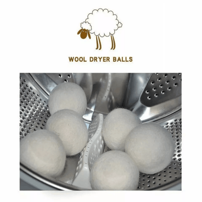 Wool Dryer Balls XL Organic Wool Natural Laundry Fabric Softener Reusable Hypoallergenic  ChemicalF 6