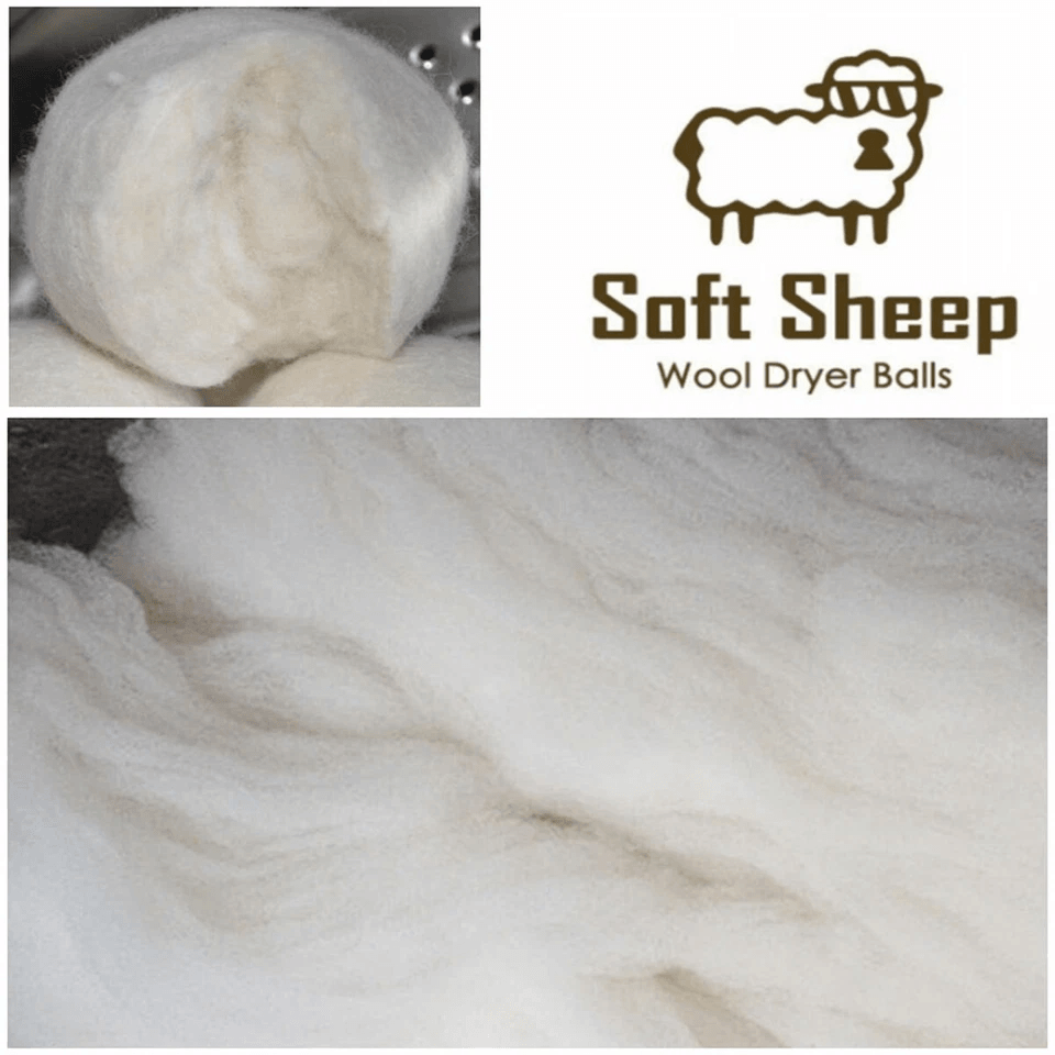 Wool Dryer Balls XL Organic Wool Natural Laundry Fabric Softener Reusable Hypoallergenic  ChemicalF 9
