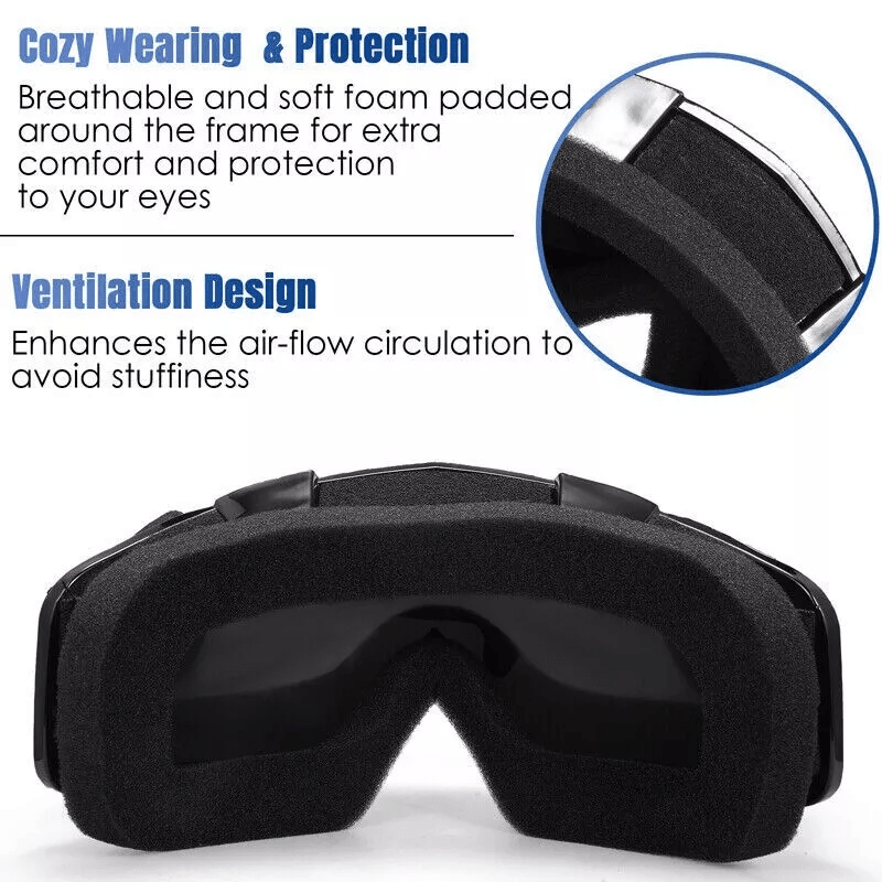 Motocross Goggles Racing OffRoad Motorcycle Eyewear For Dirt Bike ATV UTV AntiFog UV Protection Gog 3
