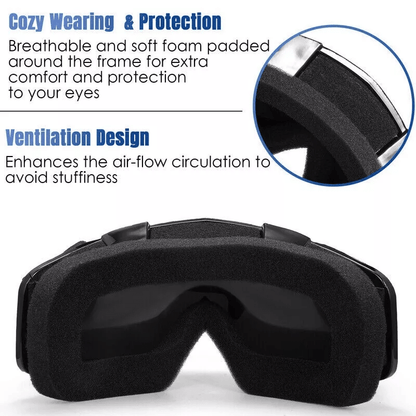 Motocross Goggles Racing OffRoad Motorcycle Eyewear For Dirt Bike ATV UTV AntiFog UV Protection Gog 3