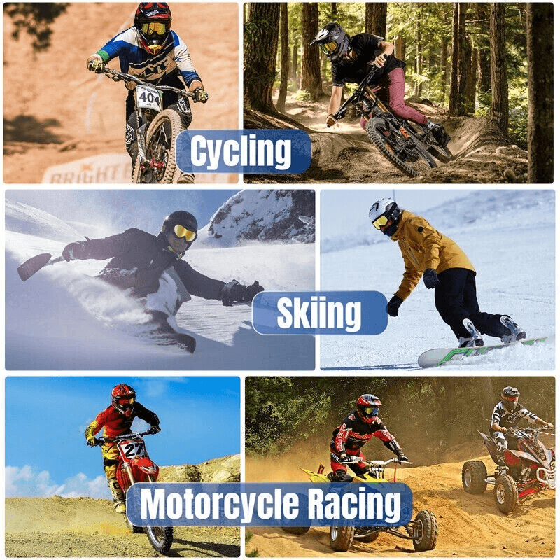 Motocross Goggles Racing OffRoad Motorcycle Eyewear For Dirt Bike ATV UTV AntiFog UV Protection Gog 4