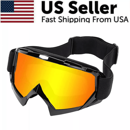 Motocross Goggles Racing Off-Road Motorcycle Eyewear for Dirt Bike ATV UTV Anti-Fog UV Protection Goggles for Men Women