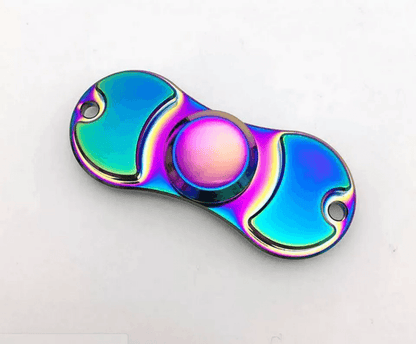 DualSided Hand Fidget Spinner Ball Rainbow Desk Toy For ADHD Stress Relief EDC Gift 1