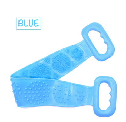 Silicone Bath Towel Back Brush Scrubber DualSided Exfoliating Body Wash Tool 5
